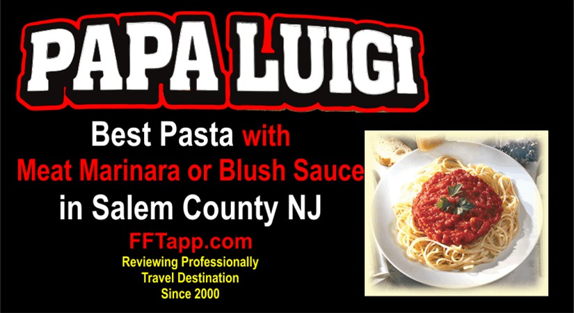 Menu for Papa Luigi Elmer in Elmer, NJ